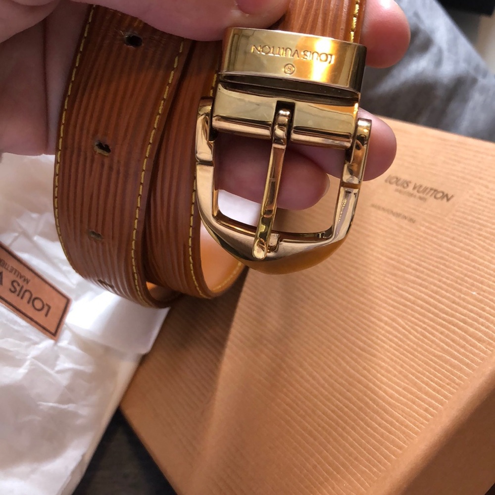 LV EPI leather Belt Size 85/34